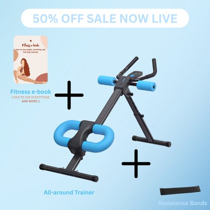 MiroLyte All-Around Trainer Bundle - W/ Resistence Bands and Fitness E-book