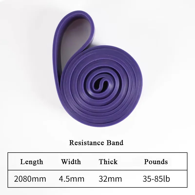 1pc Black Sports Yoga Resistance Bands: