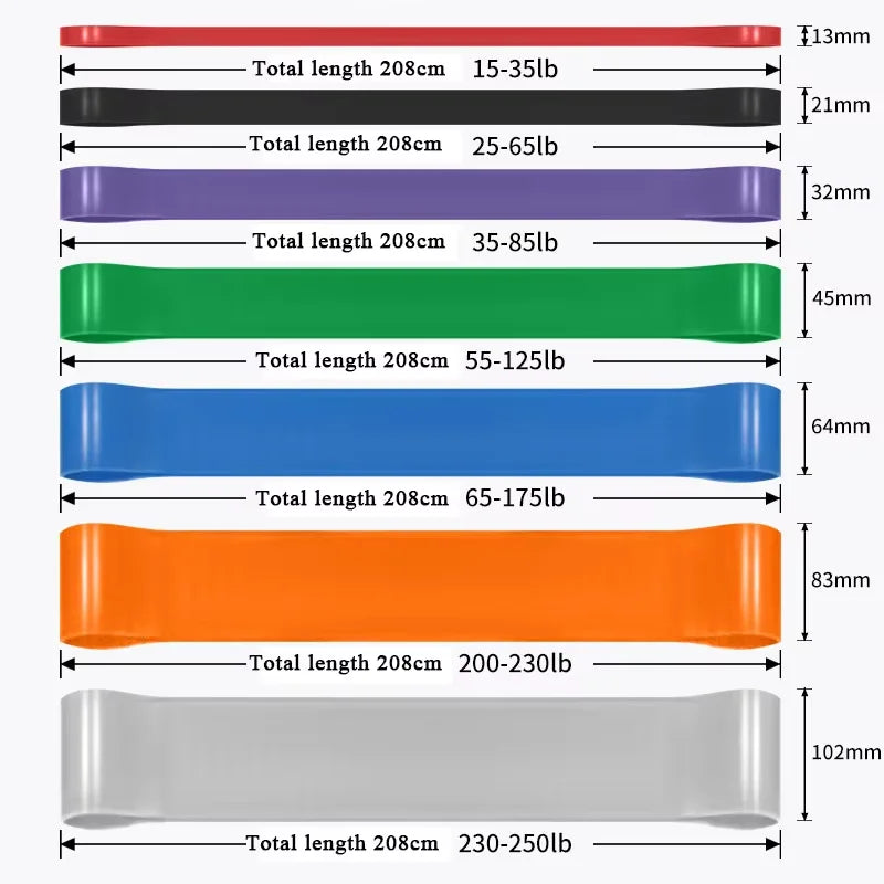 1pc Black Sports Yoga Resistance Bands: