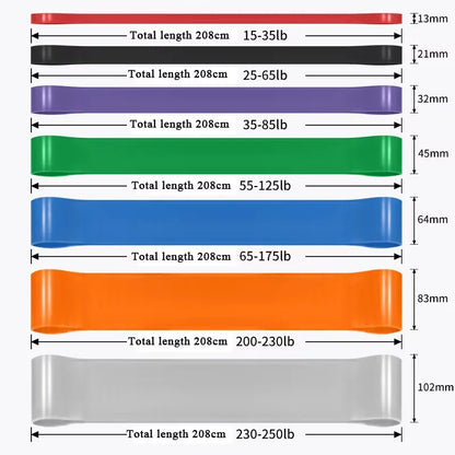 1pc Black Sports Yoga Resistance Bands: