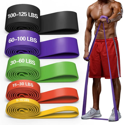 1pc Black Sports Yoga Resistance Bands: