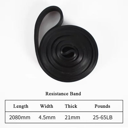 1pc Black Sports Yoga Resistance Bands: